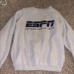 Oversized crew neck sweatshirt